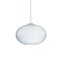 Besa Lighting Pape 10 Cord Pendant, Opal Ribbed, Satin Nickel Finish, 1x100W Incandescent 1JT-491207-SN - alternate 1